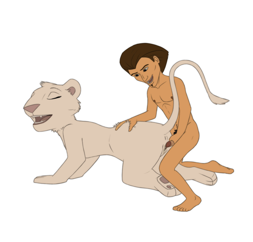 anthro dreamworks father_of_the_pride feline female human interspecies kate lion male sex straight the_giant_hamster zoophilia