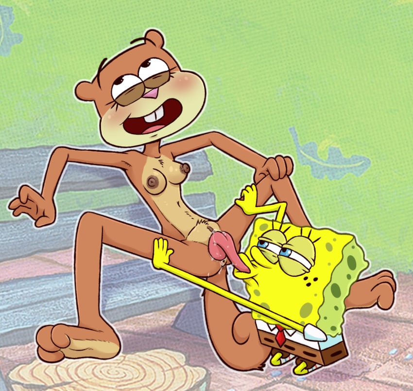 1boy 1girls anthro anus blush breasts cunnilingus drawsoyeah female freakbob_pisspants freaky freakybob_pisspants freakybob_pisspants_(character) fur licking_pussy male male/female mammal nickelodeon nipples nude_female open_mouth oral pussy rodent sandy_cheeks sea_sponge skinny skinny_female small_breasts spongebob_squarepants spongebob_squarepants_(character) squirrel tail tongue