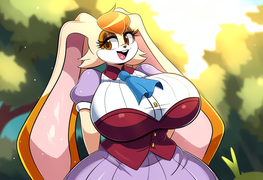 1girls ai_generated anthro big_breasts female forest furry huge_breasts large_breasts mature_female milf mullon novelai outdoors rabbit rabbit_ears rabbit_girl rabbit_humanoid sega sonic_(series) sonic_the_hedgehog_(series) vanilla_the_rabbit voluptuous voluptuous_female wide_hips