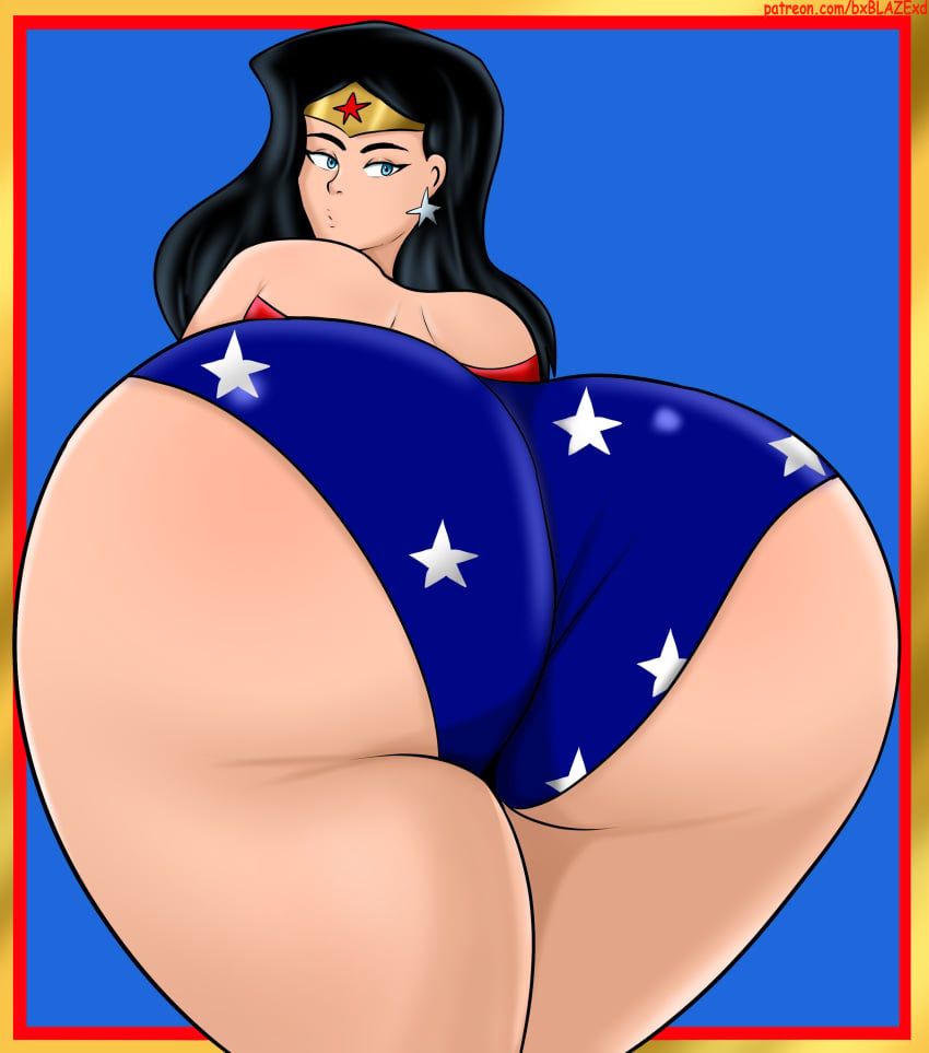 ass blaze_(artist) bxblazexd dc_comics panties wonder_woman wonder_woman_(series)