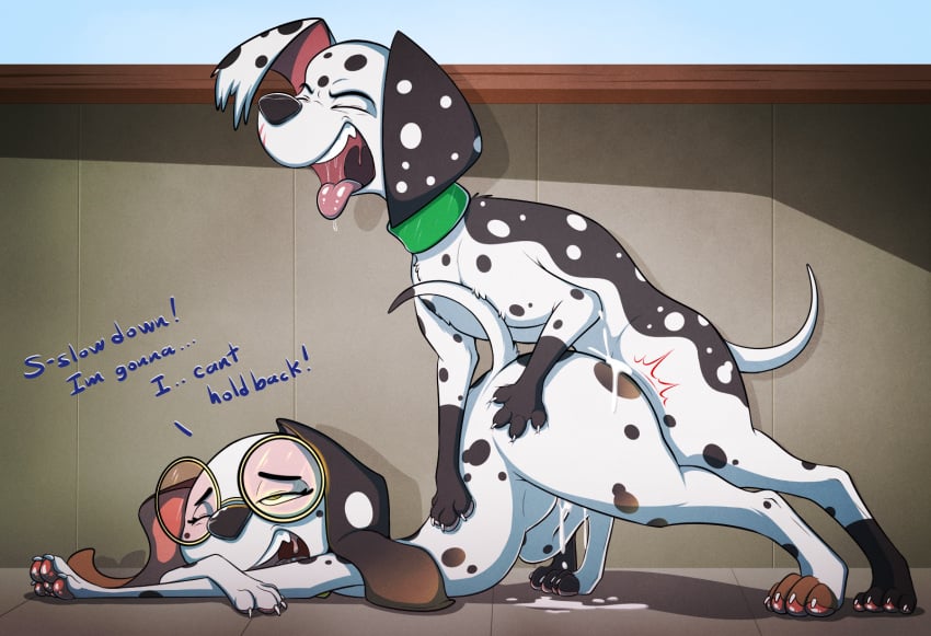 101_dalmatian_street 1boy 1boy1girl 1girls 2024 artwork_(digital) ass ass_fuck ass_up ass_up_face_down black_body black_fur black_nose black_spots blue_text brown_body brown_fur brown_spots canid canine canis claws closed_eyes collar commission commission_art cum cum_drip cum_dripping cum_in_pussy cum_inside cum_overflow cumming cumming_from_anal_sex cumming_in_ass cumming_inside cumming_together dalmatian dialogue digital_drawing_(artwork) digital_media_(artwork) dog dog_collar doggy_style doggystyle doggystyle_position domestic_canine domestic_dog english_dialogue english_text eye_closed eyelashes eyes_closed eyewear_on_head face_down_ass_up feet female female_canine female_dog female_on_bottom female_penetrated feral feral_focus feral_on_feral feral_only feral_penetrated feral_penetrating feral_penetrating_feral furry_art glasses glasses_on_face green_collar half-closed_eyes hi_res high_resolution highres large_glasses male male/female male_canine male_dog male_on_top male_penetrating male_penetrating_female messy messy_cum messy_sex oc one_eye_closed open_mouth open_smile orgasm orgasm_face original_character paprika_(101_dalmatians) paprika_(psy101) pawpads paws penetration psy101 raised_tail saliva saliva_drip saliva_on_tongue sex sex_from_behind smile smiling smiling_male stomach_bulge straight_sex tail tail_raised teeth teeth_showing text tinted_eyewear tinted_glasses toe_claws toes tongue tongue_out uvula wearing_glasses white_body white_fur white_spots