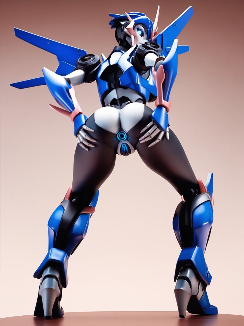 1girls 1robot_girl 3d ai_generated anus arcee arcee_(prime) ass autobot blue_eyes blue_pussy built-in_high_heels cybertronian female female_autobots female_only figurine heeled_feet looking_at_viewer looking_back presenting_hindquarters pussy rear_view robot robot_girl robot_humanoid solo transformers transformers_prime unknown_artist vagina