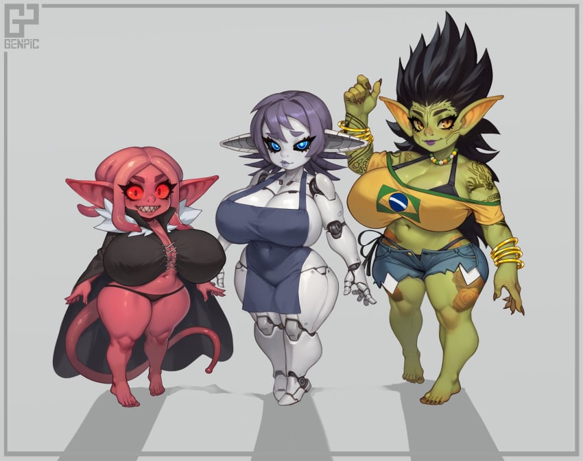 brazil brazilia_nmiku character_design digital_art dragon_ball_super fan_art gobbo goblin goblin_girl halloween miku original_character original_characters saiyan