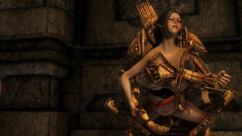 3d discombobulation dwemer elf female forced machine nipples rape skyrim stomach_bulge tagme the_elder_scrolls