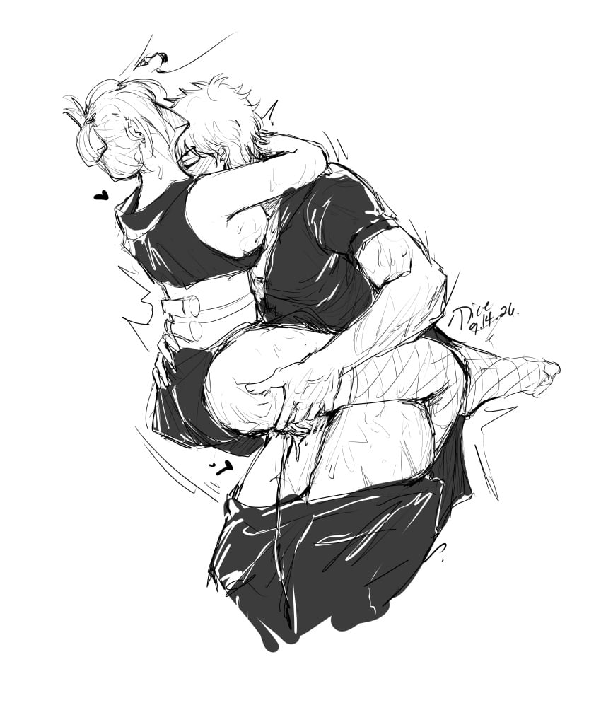 Gintoki Sakata (Gintama) Rule 34 Image