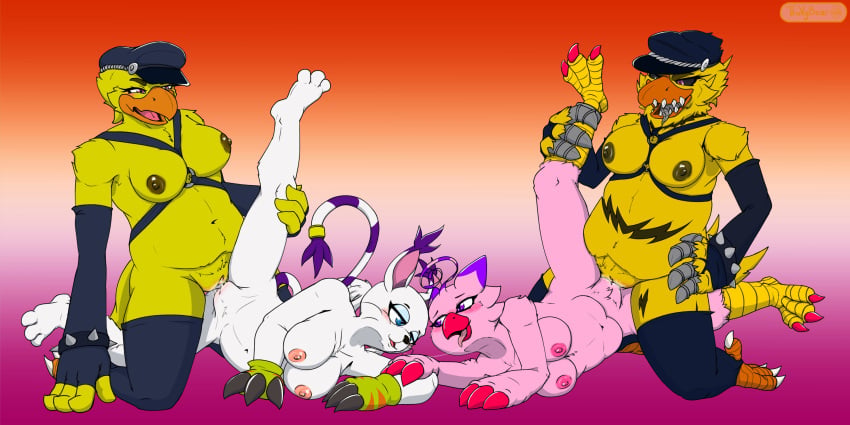 Biyomon (Angelgatomon (Angelkitty)) Rule 34 Image