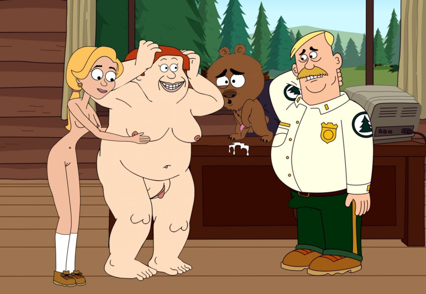 brickleberry connie_cunaman ethel_anderson malloy_(brickleberry) tagme woody_johnson