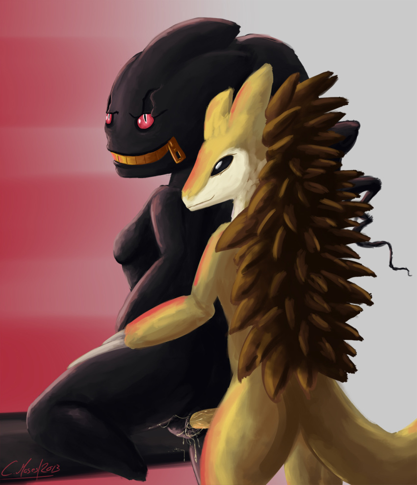 2013 banette from_behind from_behind_position luffsas nintendo pokemon pokemon_(species) sandslash tagme