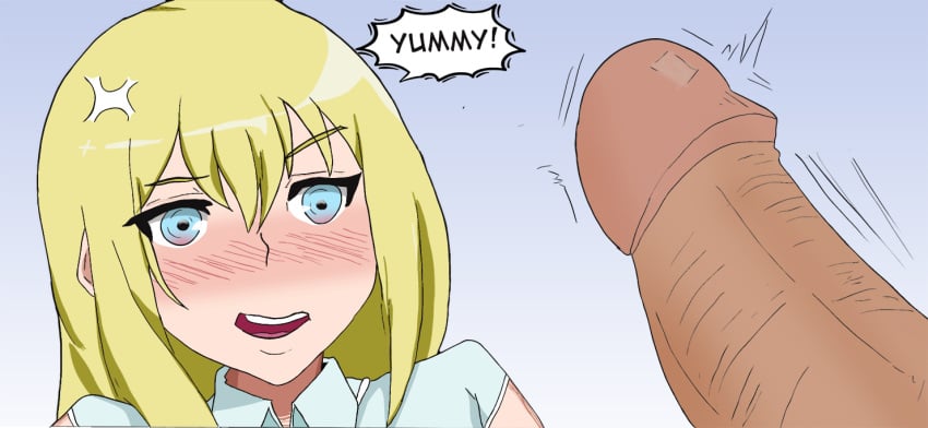 aurel_cham blonde_female dick hentai original original_character panel teenage_girl uncensored