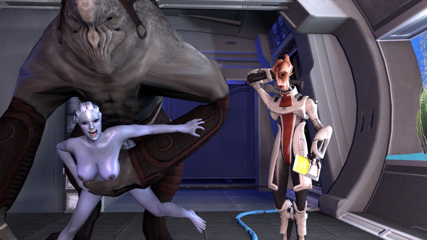 3d artist_request asari elcor interspecies liara_t'soni mass_effect mordin_solus salarian