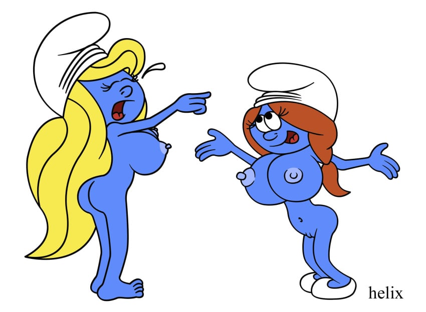 alternate_breast_size helix sassette smurf smurfette tagme the_smurfs