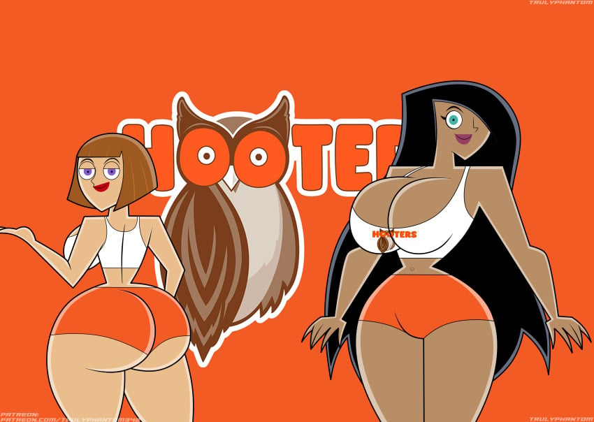 2girls ass big_ass big_breasts breasts brown-skinned_female brown_body brown_skin bust busty chest curvaceous curvy curvy_figure danny_phantom dark-skinned_female dark_skin desiree digital_media_(artwork) female female_focus hips hourglass_figure huge_ass huge_breasts humanoid large_ass large_breasts legs madeline_fenton mature mature_female milf mother multiple_girls nickelodeon slim_waist thick thick_hips thick_legs thick_thighs thighs trulyphantom voluptuous waist wide_hips