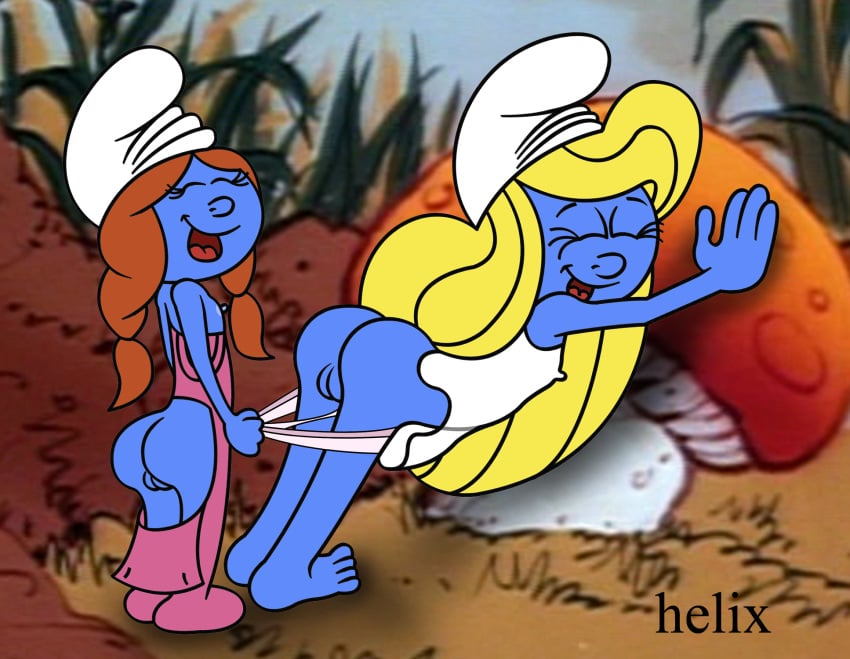 helix sassette smurfette tagme the_smurfs