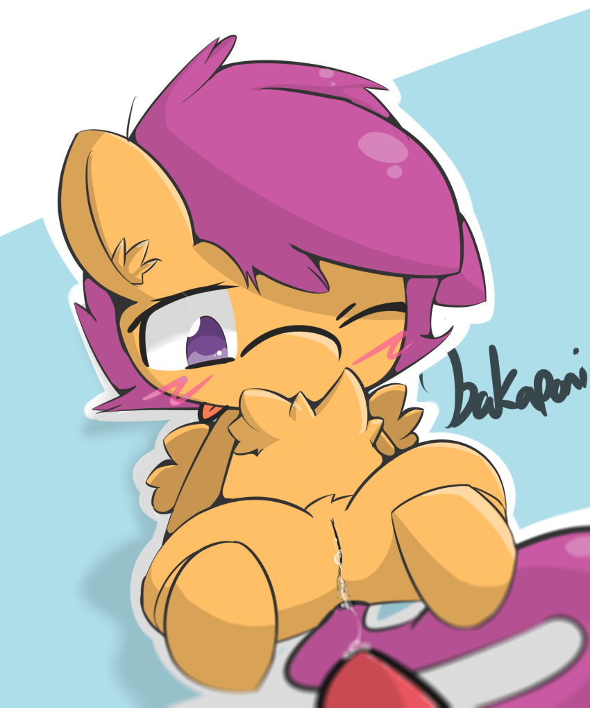 bakaponi cutie_mark_crusaders friendship_is_magic my_little_pony scootaloo_(mlp) smooth_skin