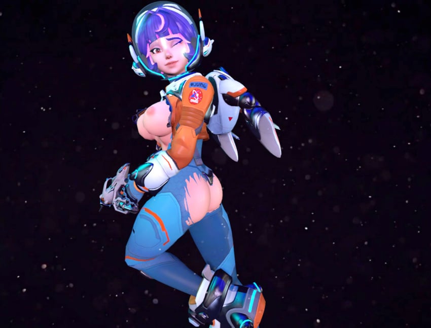 3d ass ass_exposed big_ass big_booty big_breasts big_butt breasts_exposed breasts_out juno_(overwatch) only_female overwatch overwatch_2 sfm