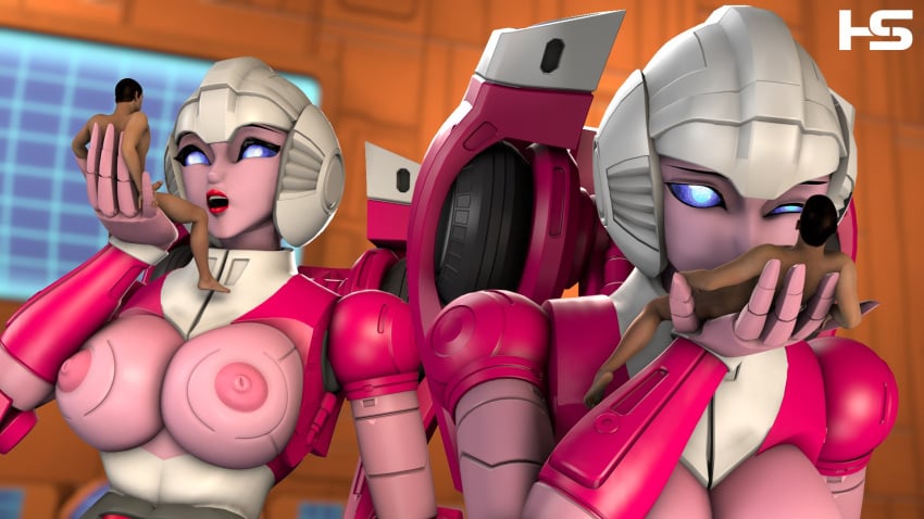 1boy 1girls 3d 3d_(artwork) arcee arcee_(g1) big_breasts blowjob blue_eyes breasts busty fellatio giantess hotstuff huge_breasts human human_on_robot large_breasts larger_female larger_female_smaller_male nipples nude_male penis pink_breasts pink_nipples red_lipstick robot robot_girl robot_humanoid size_difference smaller_male straight transformers transformers_g1 trawert