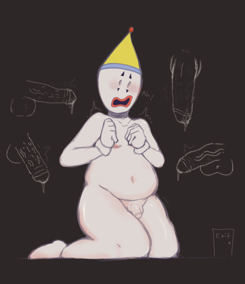 big_ass big_penis chubby_male cum gay kaufmo_(the_amazing_digital_circus) small_penis suprised the_amazing_digital_circus