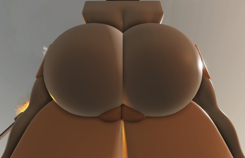 1boy 1girl 1girls 3d artist_request ass_focus balls big_ass carrying_partner dark-skinned_female dark_skin ivory_678 roblox robloxian roleplay source_request tagme tan_skin