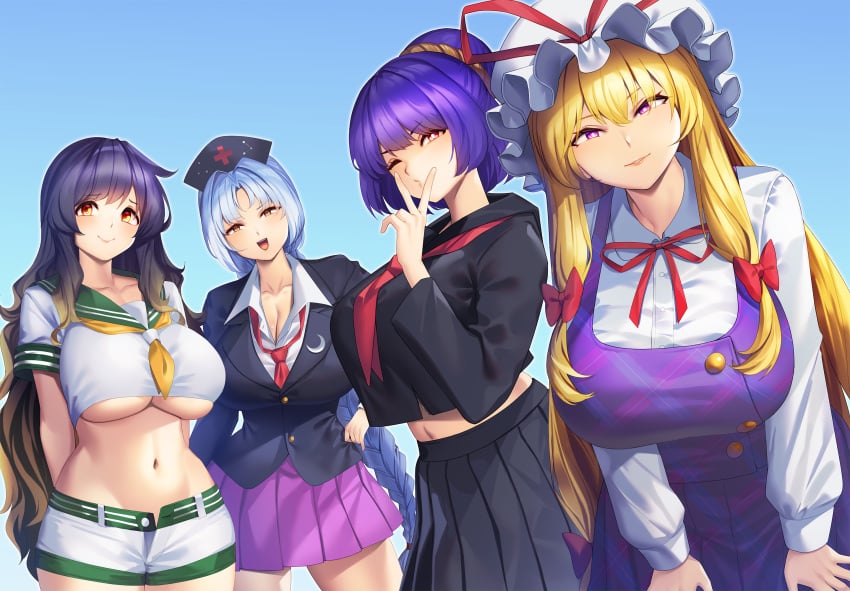 Eirin Yagokoro (Touhou) Rule 34 Image
