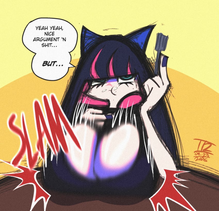 Stocking Anarchy (Panty & Stocking With Garterbelt) Rule 34 Image