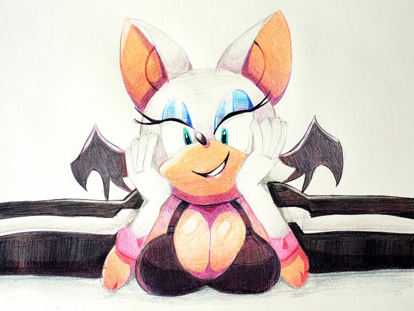 bunijayy presenting_breasts rouge_the_bat tagme