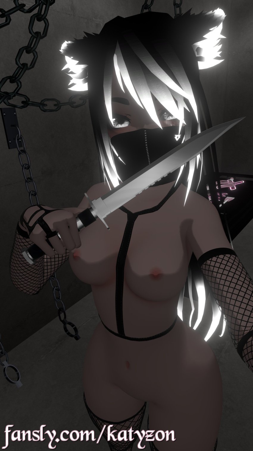 3d anime content_creator dom fdom female femdom girl hentai knife knife_play knives naked public sub submissive virtual_reality virtual_youtuber vr vr_media vrchat vrchat_avatar vrchat_media vrchat_model