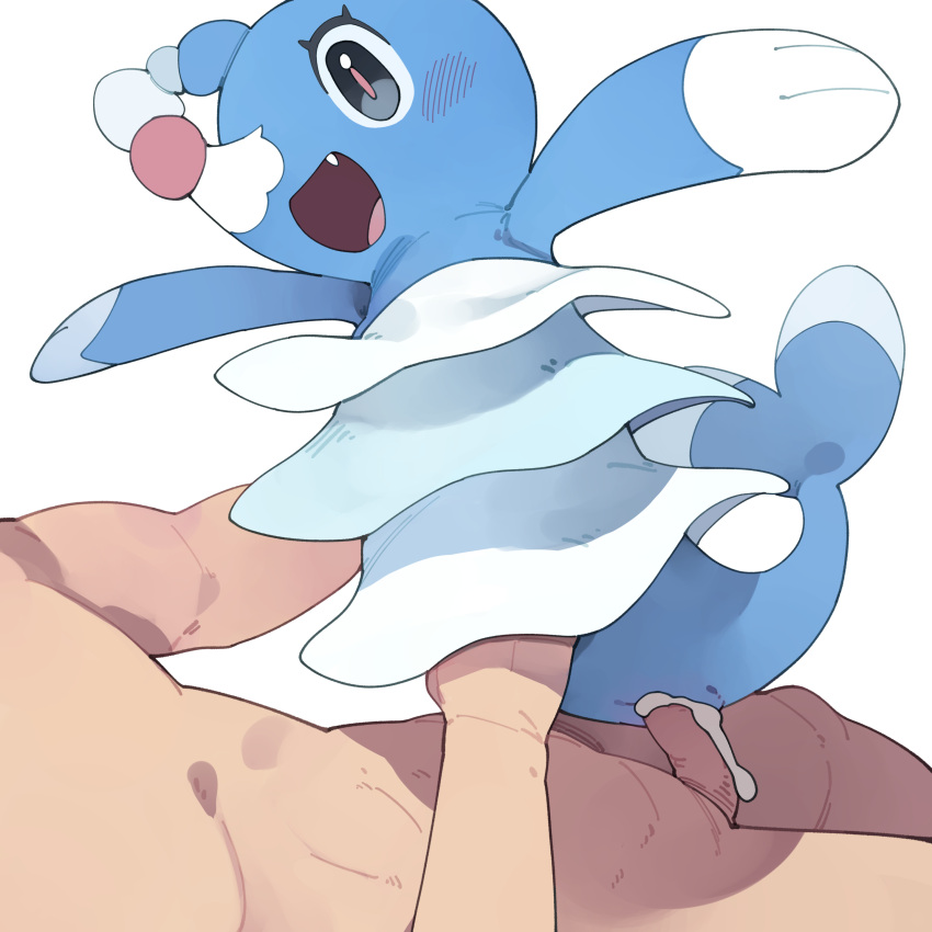 1:1 absurd_res blue_body blush bodily_fluids brionne cum cum_in_pussy cum_inside duo erection female female_penetrated feral generation_7_pokemon genital_fluids genitals hi_res human interspecies male male/female male_penetrating male_penetrating_female mammal nintendo open_mouth open_smile penetration penile penile_penetration penis pokemon pokemon_(species) pokephilia pussy sex simple_background size_difference smile vaginal_penetration vaginal_penetration white_background white_body youjomodoki