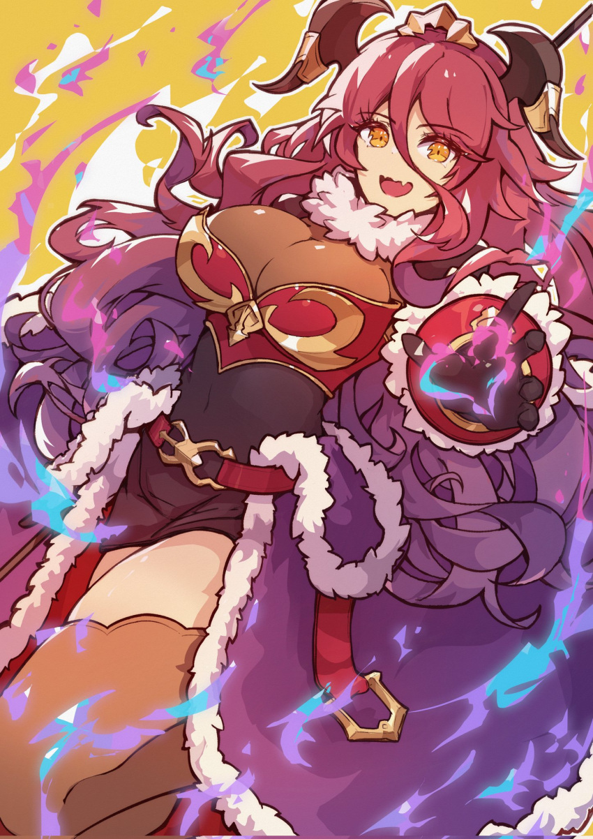 big_breasts breasts cleavage dragalia_lost female frostfiresoul mym thick_thighs wide_hips