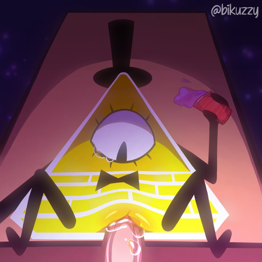 2boys ambiguous_penetration bill_cipher billford cuntboy gravity_falls human_on_triangle intersex non-human triangle yaoi