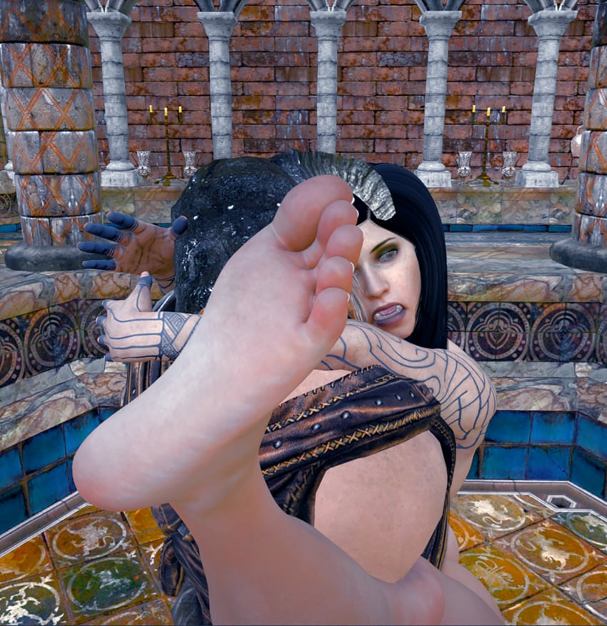 1boy 1girls 3d anal_sex arm_tattoo ass ass_grab bethesda_softworks big_ass big_breasts big_butt big_penis black_hair blue_tattoo breasts bust busty completely_naked_female completely_nude_female curvy curvy_female curvy_figure dovahkiin feet female female_focus foot_fetish freya_(god_of_war) god_of_war god_of_war_ragnarok hair helmet highres hips hourglass_figure huge_ass huge_breasts huge_butt large_ass large_breasts large_butt legs_up light-skinned_female light-skinned_male long_hair mature_female moaning nude nude_female penetration penis pleasure_face santa_monica_studio sex skyrim stand_and_carry_position standing standing_on_one_leg standing_sex tattoo_on_arm the_elder_scrolls thick_ass thick_hips thick_thighs vanir_(norse_mythology) voluptuous voluptuous_female wide_ass wide_hips