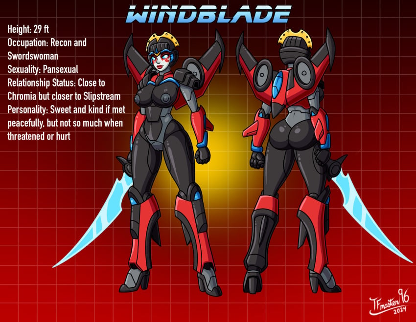 breasts cybertronian robot robot_girl sword tagme tfmaster96 transformers windblade