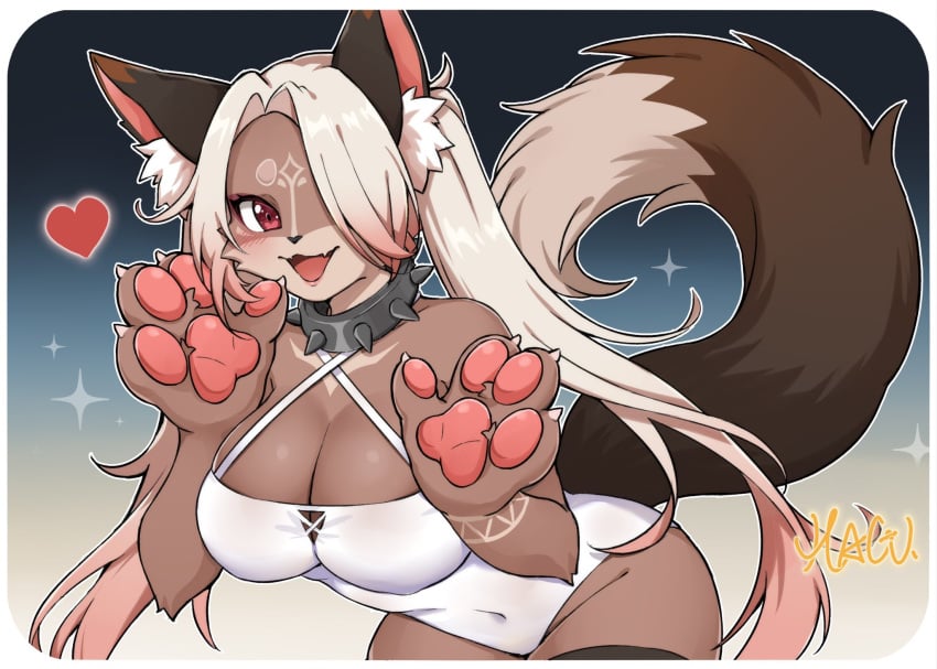 2023 breasts clothing female female_only fur furry furry_female furry_only happy magu_(magu_mm_0824) magu_mm_0824