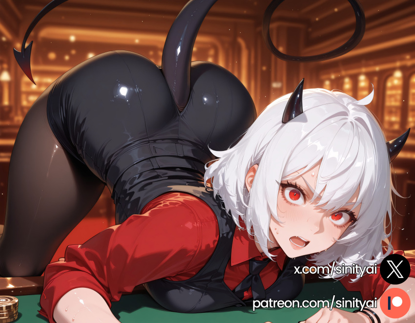 Malina (Helltaker) Rule 34 Image