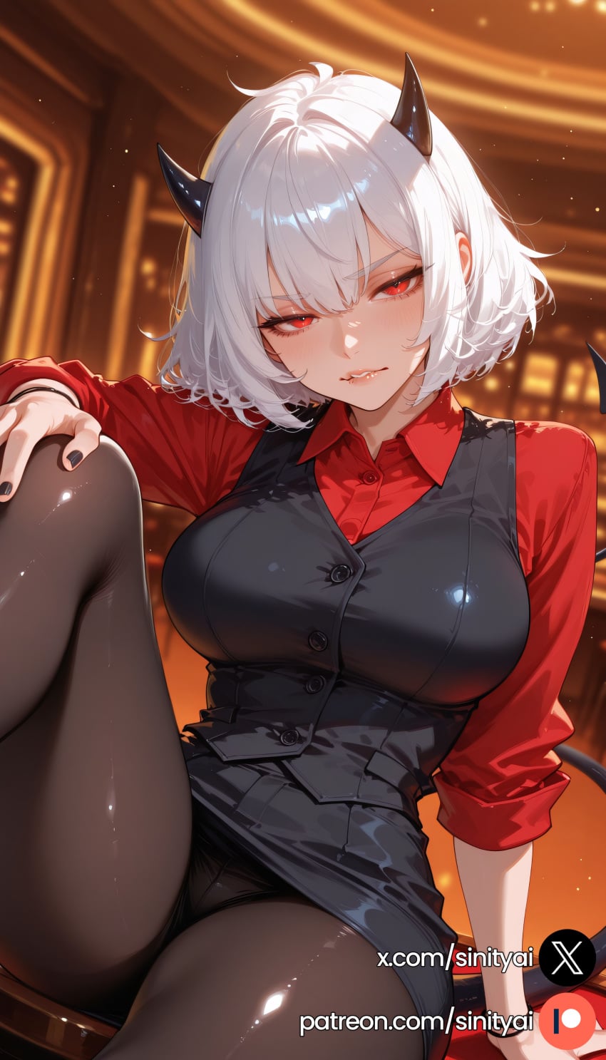 Malina (Helltaker) Rule 34 Image