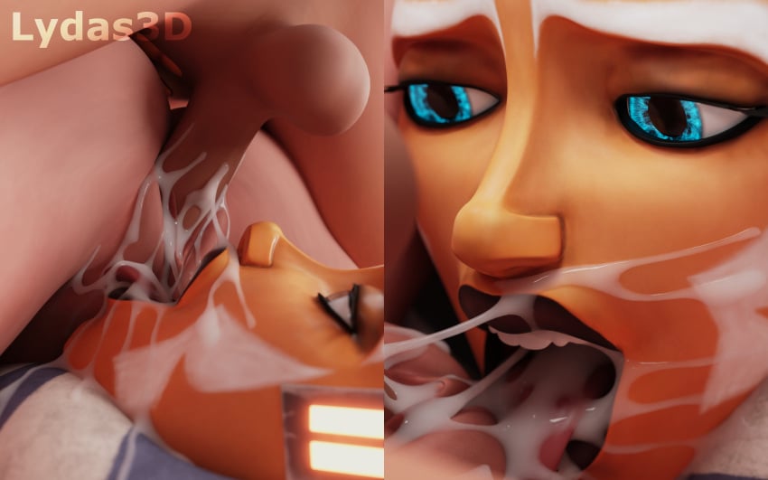 1boy 2024 2girls 3d 3d_(artwork) ahsoka_tano airress3d_(3d-modeller) anakin_skywalker balls bed bed_sheet bedroom blender blue_eyes clone_wars close-up cum cum_drip cum_dripping cum_dripping_from_penis cum_dripping_out_of_pussy cum_in_pussy cum_inside cum_on_face cum_overflow cum_overflowing cumming cumshot doggy_style eating_pussy ejaculation erect_penis erection face_markings faceless_character faceless_male facial facial_markings felching fellatio female female_focus female_penetrated from_behind from_behind_position hi_res highres horny horny_female huge_cumshot jedi lekku lekku_(anatomy) licking licking_cum licking_pussy light-skinned_female light-skinned_male light_skin lucasfilm lydaz male male/female male_penetrating male_penetrating_female multiple_girls nude nude_female on_back on_bed on_top open_mouth orange_body orange_skin padme_amidala penetration penis pussy pussy_lips sex star_wars the_clone_wars:_season_seven threesome togruta tongue tongue_out trio uncut vagina watermark