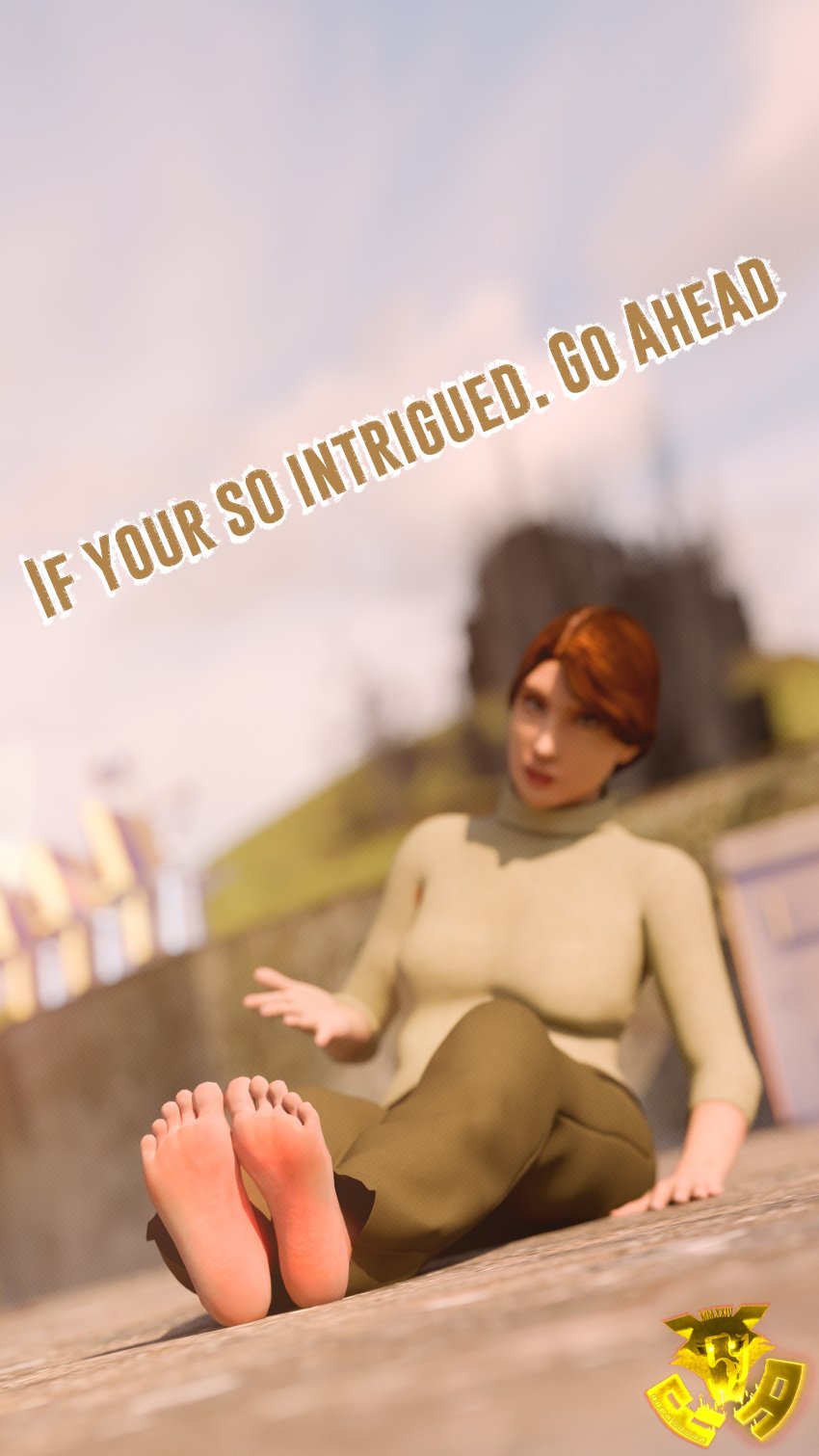 absurd_res barefoot blender_(artwork) blender_cycles clothed clothing digital_media_(artwork) feet female female_focus foot_fetish foot_focus half-life half-life_2 hi_res judith_mossman valve