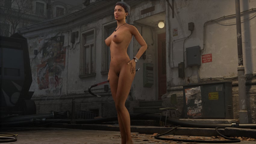 1girls 3d alyx_vance breasts completely_nude completely_nude_female female female_only half-life half-life_(series) half-life_2 nipples nude nude_female shittyhorsey solo tagme valve valve_(company)