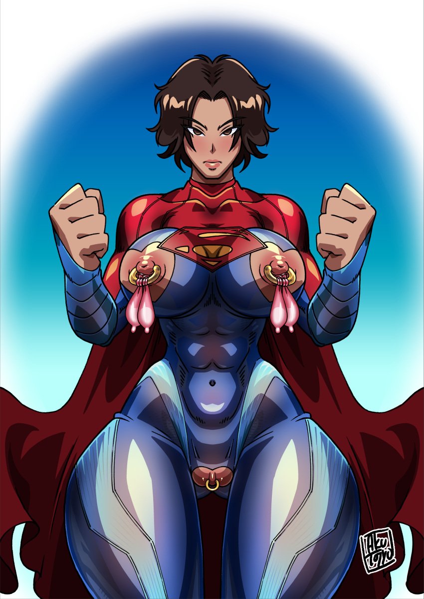 1girls 2d 2d_(artwork) 2d_artwork abs actress alien alien_girl alien_humanoid alternate_version_available artist_name big_areola big_ass big_breasts big_nipples brown_eyes brown_hair cape celebrity child_bearing_hips cleavage clenched_fist clenched_fists clenched_hand clenched_hands clitoris_piercing clothed clothed_female clothing clothing_cutout condom condom_accessories condom_on_nipples condom_tied_to_nipple condoms condoms_on_body costume crotch_cutout cutout dc dc_comics female female_focus female_only filled_condom filled_condoms front_view fully_clothed heart_cutout hourglass_figure huge_areolae huge_ass huge_breasts huge_nipples kara_zor-el kryptonian large_areolae large_ass large_breasts large_nipples light-skinned_female light_skin looking_at_viewer navel nipple_piercing partially_clothed pierced_nipples piercing piercings sasha_calle see-through see-through_clothes see-through_clothing short_hair simple_background skin_tight skindentation skinsuit solo solo_female solo_focus supergirl supergirl_(sasha_calle) superheroine thick_thighs tight_clothes tight_clothing tight_fit tojyo used_condom used_condom_tied_on_nipples used_condoms voluptuous voluptuous_female watermark wide_hips