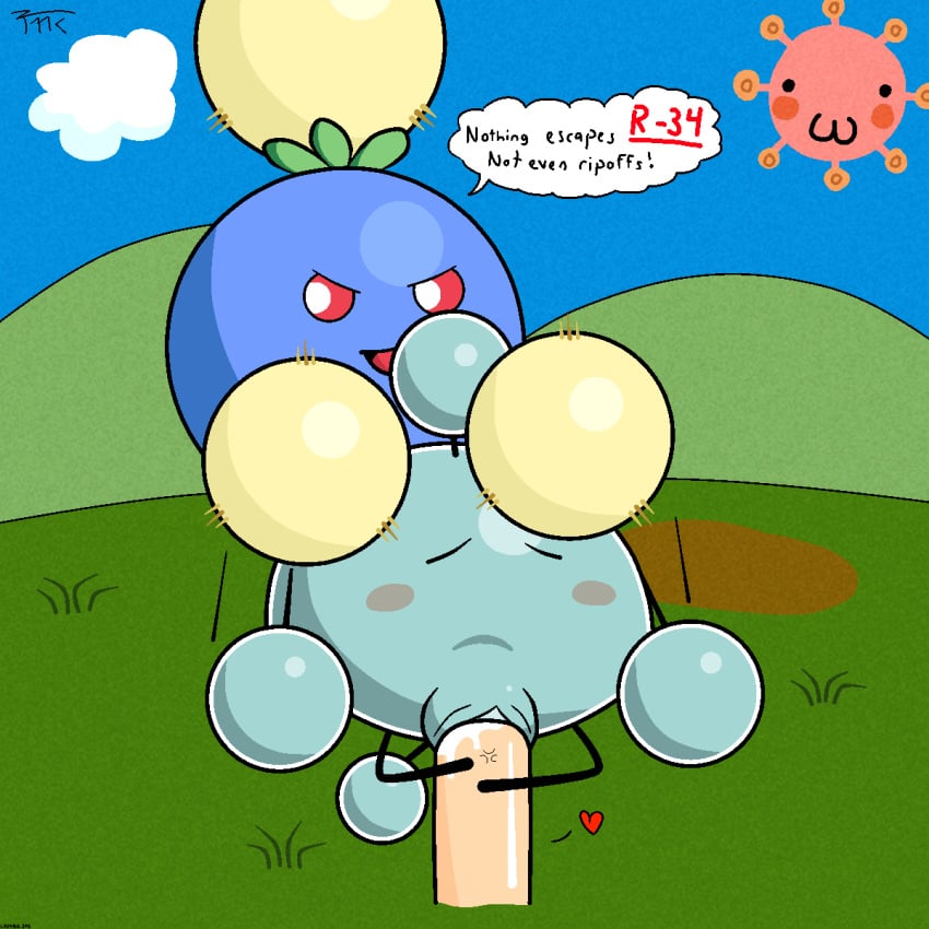 crossover jumpluff moldy_puff pokemon tagme the_denpa_men