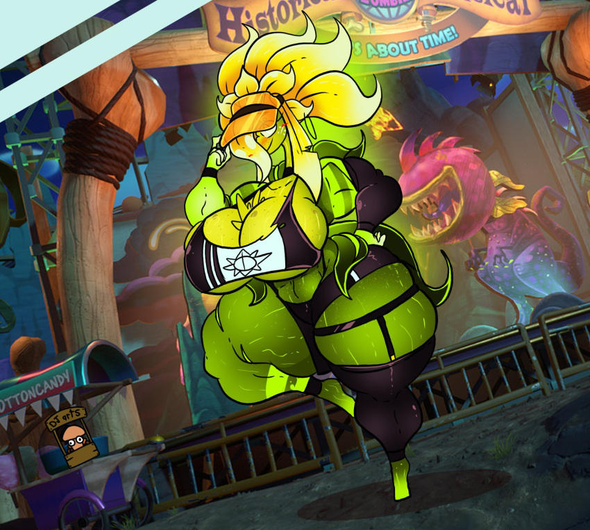 Mushroom Toppin (Plants Vs Zombies) Rule 34 Image