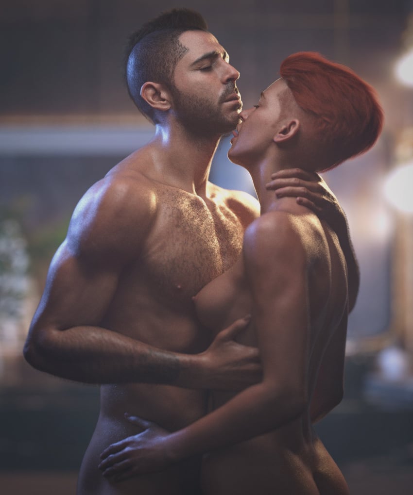 activision breasts brown_hair call_of_duty call_of_duty_modern_warfare_2_(2022) embrace embracing embracing_each_other female ginger ginger_hair hard_nipples hetero_sex heterosexual in_love infinity_ward intimacy intimate john_mactavish lean_muscle lean_muscles light-skinned_female light-skinned_male light_skin mahtsazizi male naked nudity original_character original_female_character petite_breasts petite_female red_hair redhead_female short_hair soap_(modern_warfare_2) straight straight_sex