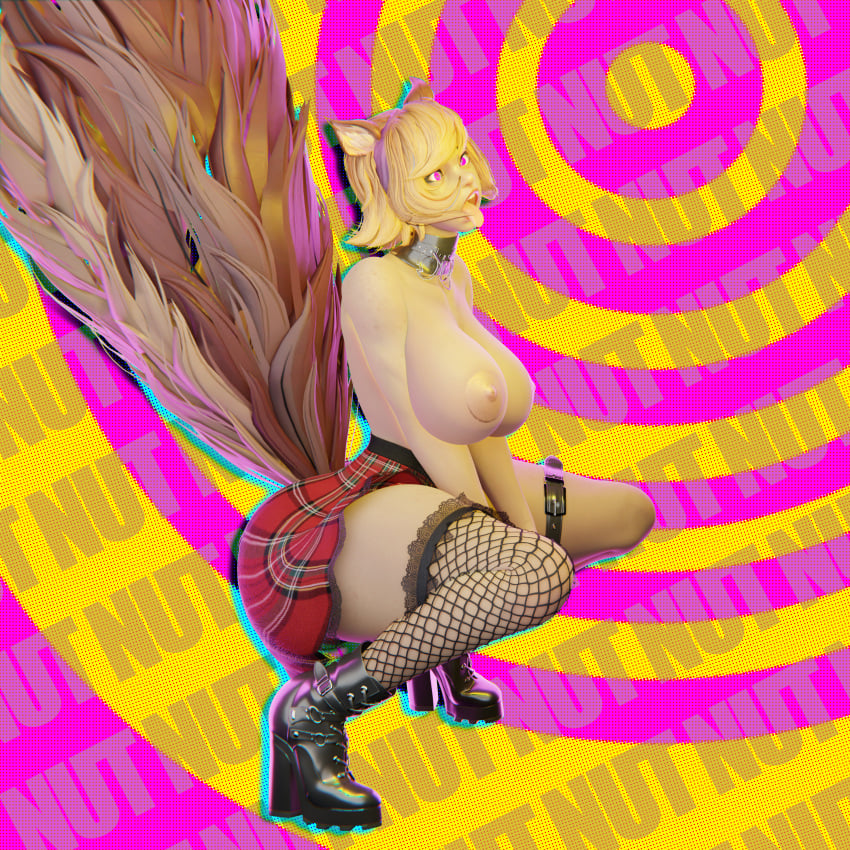 3d absurdres animal_ears areolae big_areola big_breasts bimbo bimbofication blank_expression blank_stare blonde_female blonde_hair boots brain_drain brainwashed brainwashing choker cock_hungry cock_obsessed collar cross-eyed crouching english_text entranced female_only femsub fishnets freckles freckles_on_butt freckles_on_shoulders hypnosis leather_boots looking_up marvel marvel_comics marvel_rivals mind_break mind_control mostly_clothed mostly_nude mostly_nude_female nipples nose_piercing obedient oc open_mouth pawg pink_eyes pleated_skirt skirt solo_female spiral squirrel_girl_(marvel) squirrel_girl_(marvel_rivals) stockings stylized stylized_background submissive_female tail text thigh_strap thighs tongue tongue_out topless trance waiting_for_cum