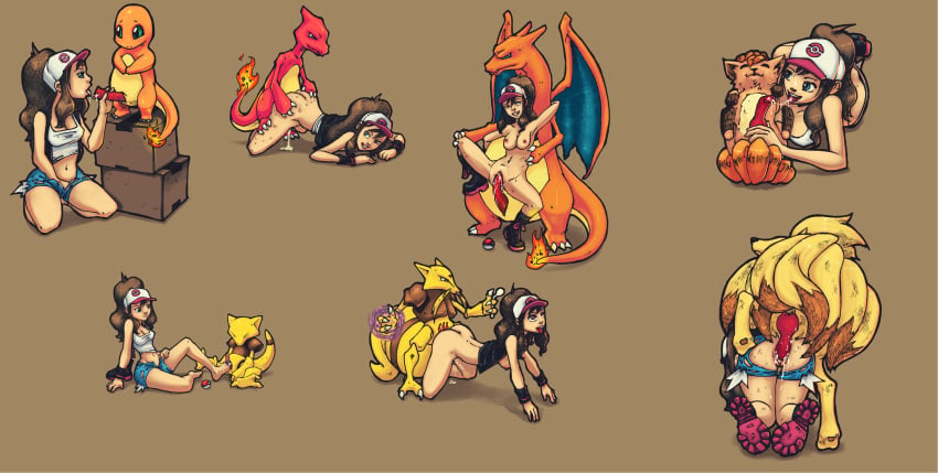 7pokemon abra anal barefoot beige_fur beige_skin blue_eyes boots bottomless box breasts brown_hair canine charizard charmander charmeleon clothes color cum cum_in_pussy cum_inside cum_string doggy_style feet fellatio female female_on_feral fingering fire foot_fetish footjob fox furry_tail hat hilda_(pokemon) human human_penetrated interspecies kadabra knot laced_boots long_hair male male_pokemon/female_human mammal masturbation mouth_open multiple_tails ninetales nintendo nude oral orange_skin penis pokemon pokemon_(species) pokemon_bw pokephilia pussy red_skin sex short_shorts size_difference soloid straight tail tail_fire toes vaginal_penetration vulpix zoophilia