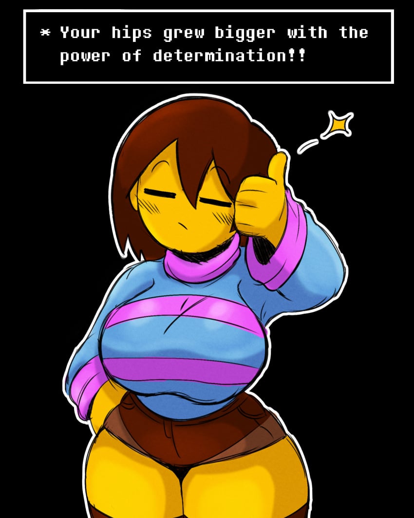 Female Frisk (Undertale) Rule 34 Image