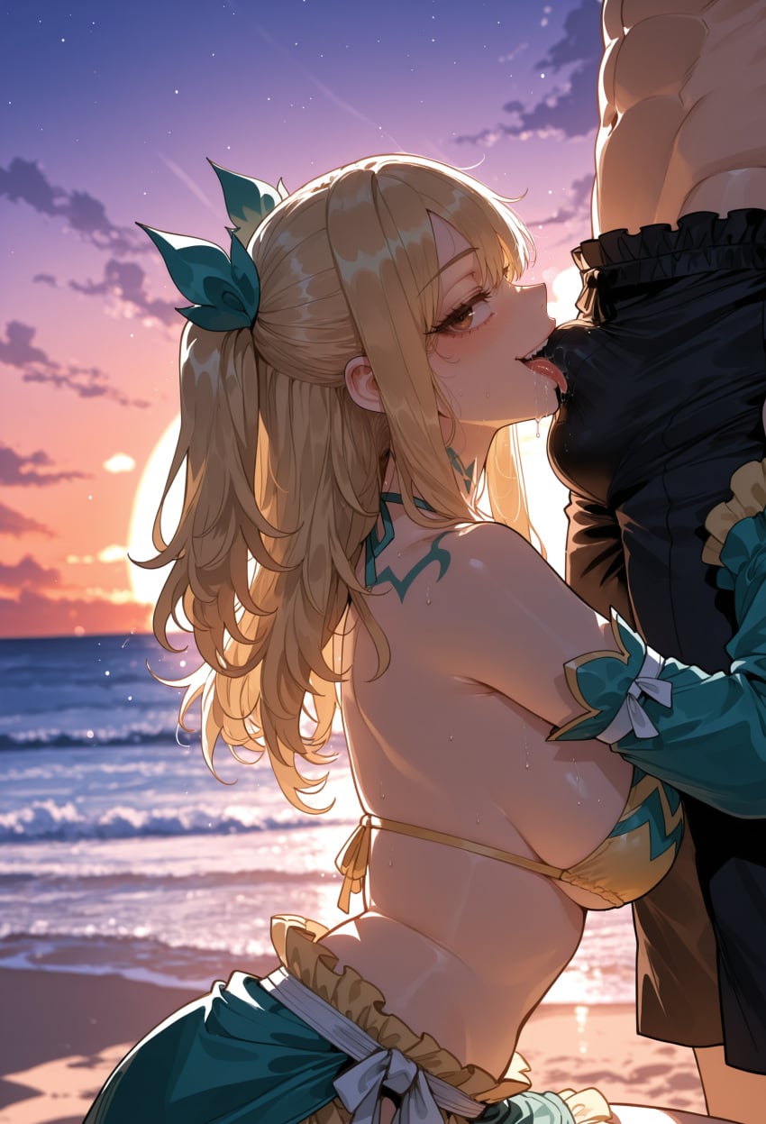 ai_generated attractive attractive_body attractive_female beach beach_background big_ass big_breasts big_butt big_thighs blonde_hair breasts brown_hair curvy cute fairy_tail fat_ass fat_butt female giant_breasts hot huge_ass huge_breasts huge_butt huge_thighs lucy_heartfilia massive_ass massive_breasts massive_butt miyuai seductive sex sexy sexy_body sexy_female thick thick_ass thick_body thick_booty thick_butt thick_legs thick_thighs twintails twintails_(hairstyle) yellow_hair