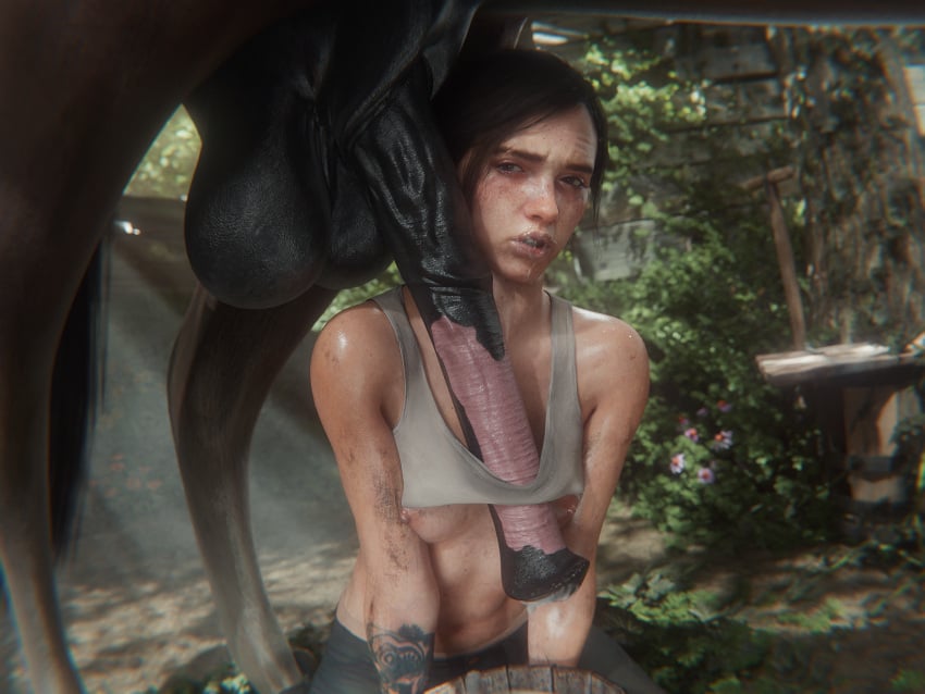 3d athazel bestiality blender bucket cum_in_bucket cum_in_container cum_milking dirty dirty_girl ellie_(the_last_of_us) ellie_williams equine feral feral_on_female feral_on_human horse horse_penis horseballs horsecock horsecock_on_humanoid human human_female human_on_feral milking_cum milking_penis penis_milking small_breasts tattoo the_last_of_us the_last_of_us_2 zoophilia