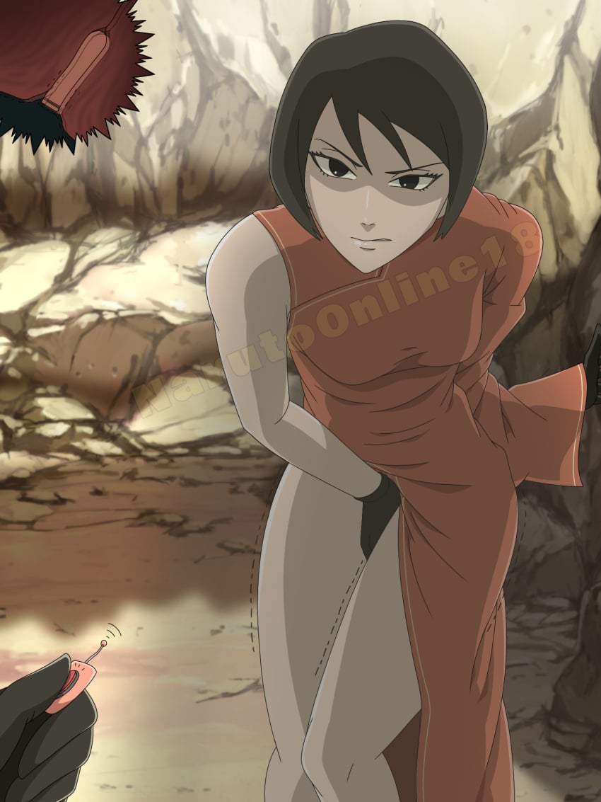 1boy 1girls bare_legs bare_shoulders big_breasts black_eyes black_hair boruto:_naruto_next_generations breasts clenched_teeth crossed_legs dress faceless_male female female_only gloves kurotsuchi male_pov naruto naruto_(series) panties pov pov_hands red_dress sex_toy sex_toy_in_pussy sex_toy_insertion sex_toy_under_clothing short_hair single_sleeve sitting solo solo_focus stealth stealth_masturbation stimulation sweat thick_thighs trembling tsuchikage underwear vaginal_insertion vaginal_object_insertion vibrating vibrator vibrator_under_clothes vibrator_under_panties