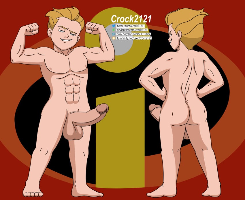 big_ass big_penis crock21211 dash_parr disney large_penis muscles pixar the_incredibles yaoi young