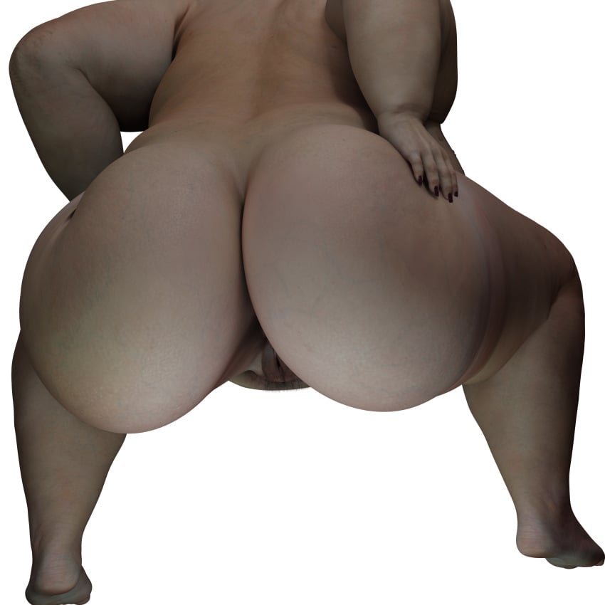 3d alcina_dimitrescu ass bbw fat_ass mature_female milf resident_evil resident_evil_8:_village squatting