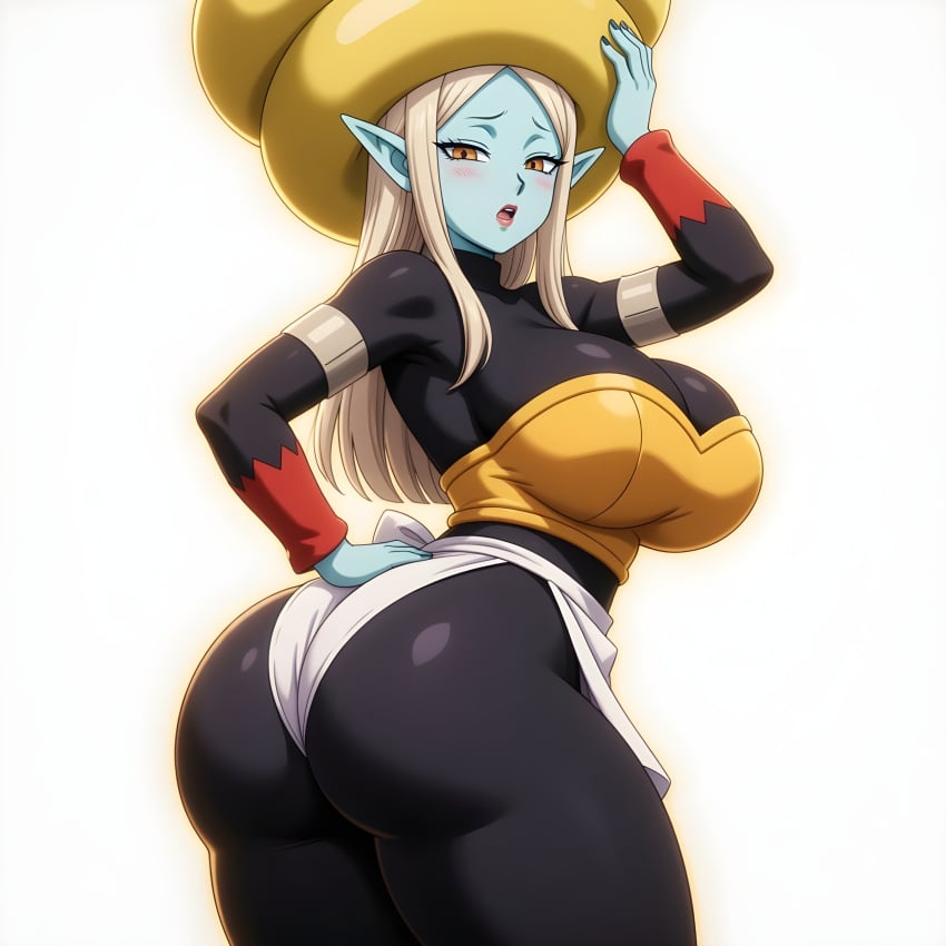 Beautiful Woman With Weird Hat (Dragon Ball Daima) Rule 34 Image